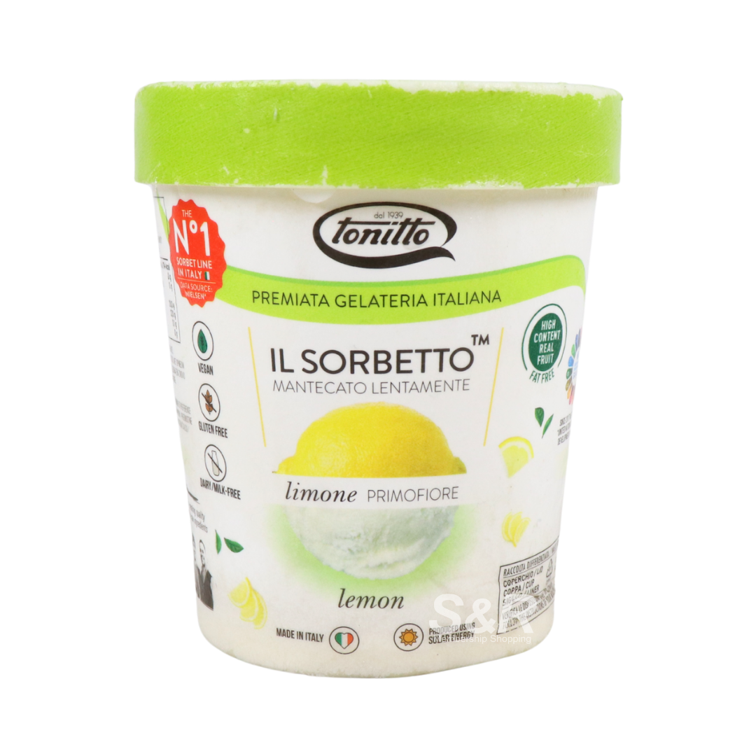 Tonitto Il Sorbetto Lemon Sorbet 500mL